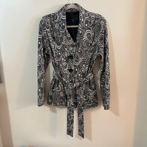 Preswick & Moore Monochrome Patterned Jacket